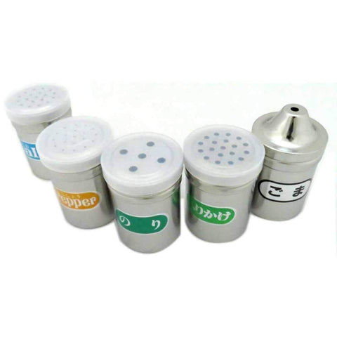 Endo Shoji Bty02006 Seasoning Can With Acrylic Lid F Can Sprinkle 18-8 Stainless Steel Polypropylene Made In Japan