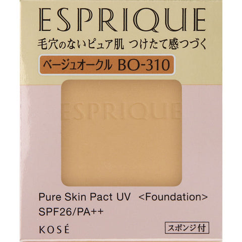 Kosé Esprique Pure Skin Pact UV Foundation BO 310 SPF26/ PA ++ 9.3g [refill]