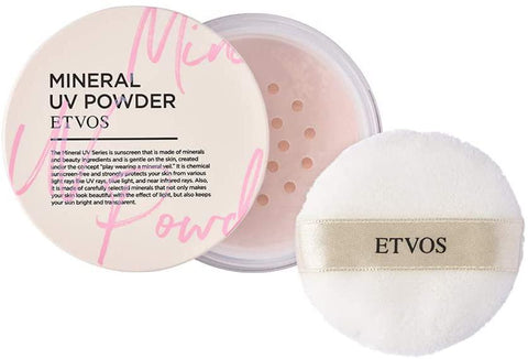 Etvos Mineral UV Powder SPF50 PA++++ Pink Beige 5g - Japanese Makeup Base Products