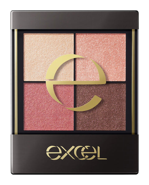 Excel Japan Real Close Shadow Cs02 Palette Eyeshadow (Pink Mohair)