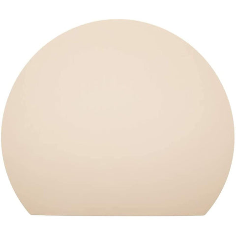 Aimedia 1009124 Round Cutting Board Japan 29X35Cm Dishwasher Safe Heat Resistant Elastomer Beige