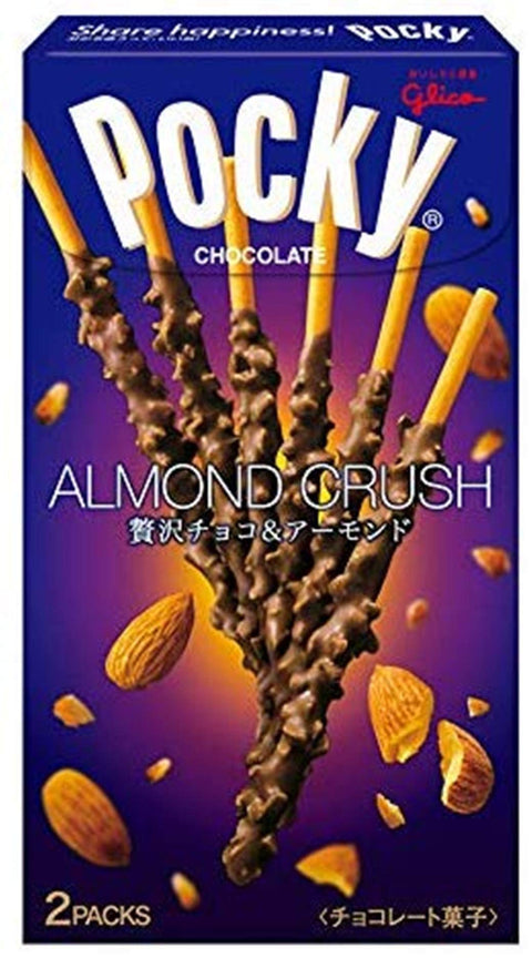 Pocky Almond Crush Japan - 2 Bags X 10 Pieces