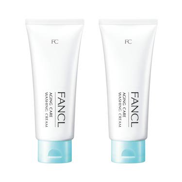 Fancl Aging Care Face Wash Cream Set-Purchase 90gx2 - Japanese Face Wash For Aging Care