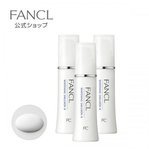 Fancl Whitening Emulsion II Moist Set-Purchase 30ml x 3 - Japanese Whitening Emulsion