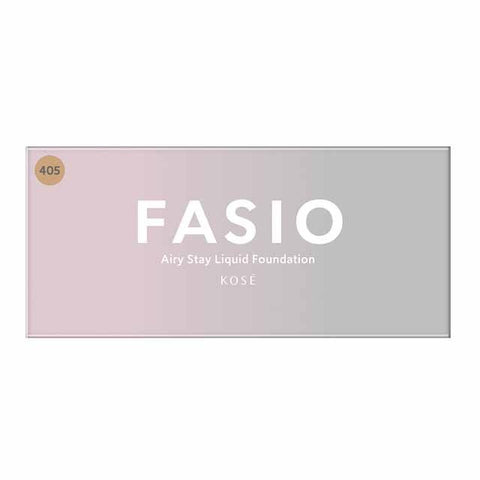 Kose Fasio Airy Stay Liquid Foundation 405 Light Ocher SPF30 PA+++ 30g - Made In Japan