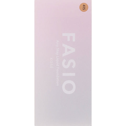 Kose Fasio Airy Stay Liquid Foundation 415 Healthy Ocher SPF30 PA+++ 30g - Made In Japan