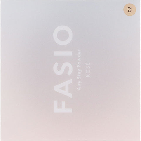 Kose Fasio Airy Stay Powder 02 Beige SPF15 PA++ 10g - Face Powder - Made In Japan