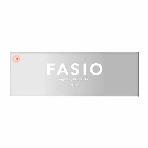 Kose Fasio Airy Stay Oil Blocker 01 Pink Beige SPF50+ PA++++ 30g - Japanese Makeup Products