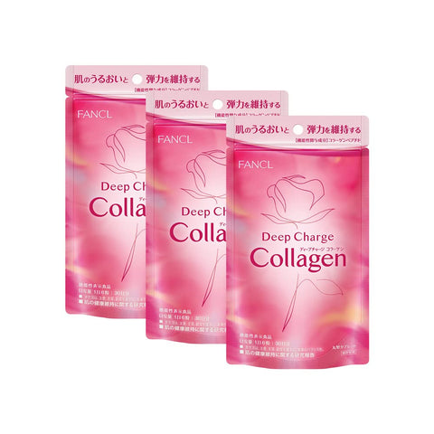 Fancl (New) Deep Charge Collagen 30 Days x 3 Bags - Japanese Beauty Supplements