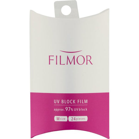 Filmor UV Block Film Size M 24 Pieces - Stick-On Sunscreen Blocks Approximately 97% Of UV Rays