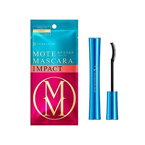 Flowfushi Mote Mascara Impact 02 Sharp Black For Women 7g - Mascara Makeup Japan