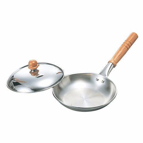 Fujinos 3-Ply Stainless Steel Oyakodon Pan With Lid - Japan - Hsd-160