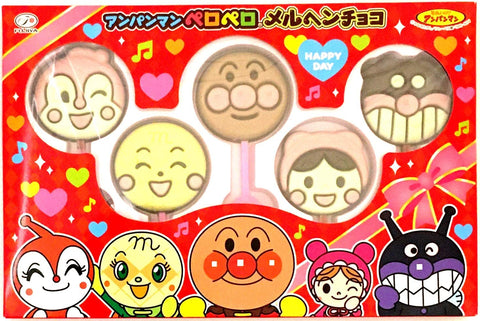 Anpanman Fujiya Peropero Fairy Tale Chocolate 5Pc Japan