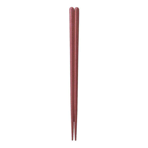 Fukui Craft Hexagonal Wood Grain Chopsticks From Japan - Brown