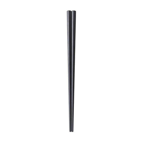 Fukui Craft Japanese Sps Resin Pentagonal Thick Edge Chopsticks Black