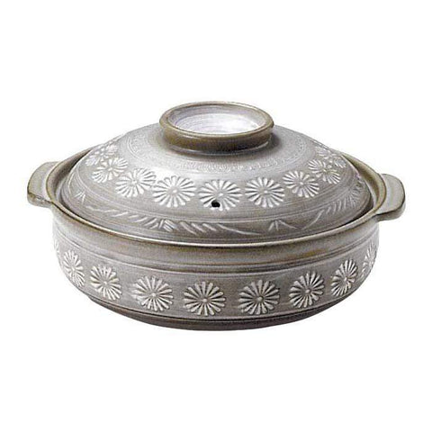 Ginpo Mishima 25Cm Induction Donabe Casserole - Japanese Made