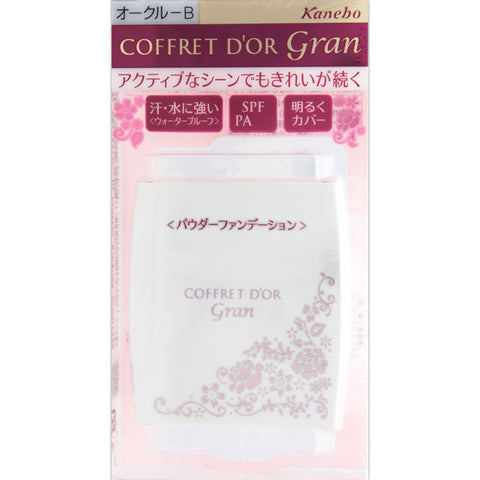 Kanebo Coffret D’or Gran Cover Fit Compact UV Foundation Waterproof Ocher B SPF40/ PA +++ 7.5g