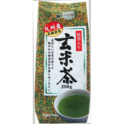 Kunitaro Brown Rice Tea With Matcha 200g - High Quality Tea - Brown Rice Tea