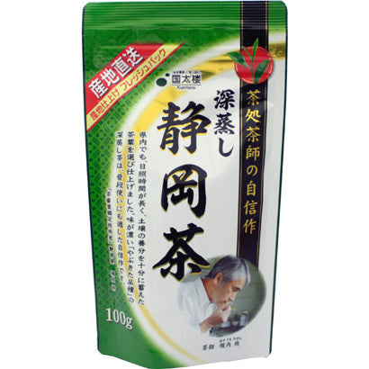 Kunitaro Tea Master's Shizuokacha Bag 100g - Mellow Deepness Flavor - Japanese Tea