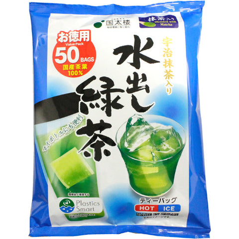 Kunitaro Iced Gren Tea With Uji Matcha 3.5g x 50 Bags - Iced Green Tea With Matcha