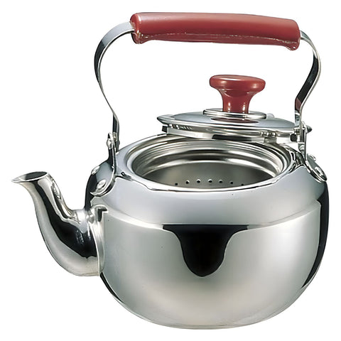 Gyokkodou Stainless Steel Kyusu Teapot 1000ml