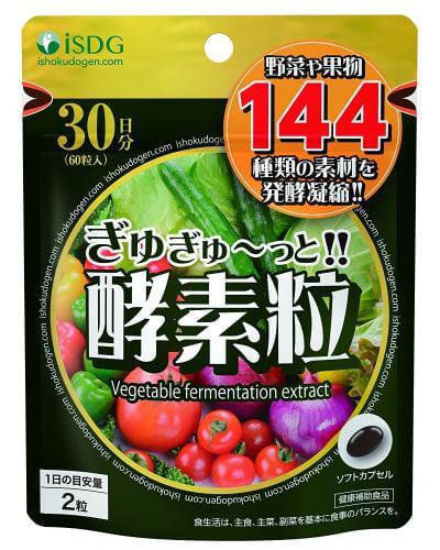 Isdg Gyugyutto Enzyme 60 Tablets - Japanese Vitamins, Minerals And Supplements