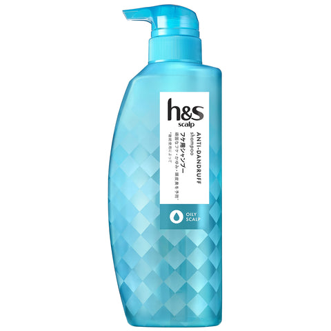 P&G H&S Scalp Anti-Dandruff Shampoo Pump For Oily Scalp 350ml - Prevent Dandruff Shampoo