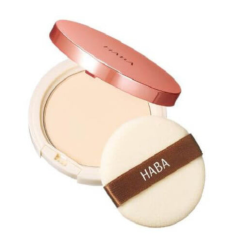 Haba Airy Pressed Powder Natural Glow SPF8/ PA + 15g - Face Powder From Japan