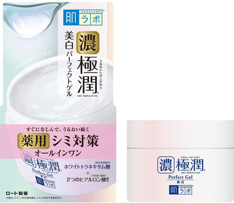 Hada Labo Dark Polar Jun All-in-One Whitening Perfect Gel - Japanese Skincare