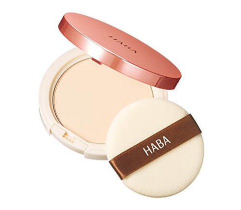 Haba Airy Pressed Powder Natural Lucent 11g - Solid Face Powder Made In Japan