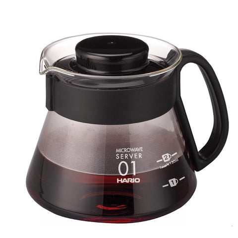 Hario V60 Range Server 360Ml Black - Japanese Made Xvd-36B