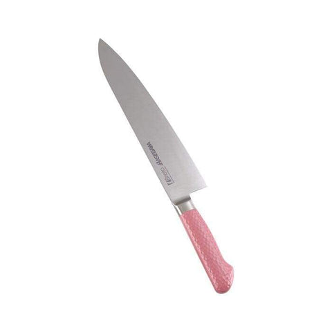 Hasegawa Stainless Steel Antibacterial Gyuto Knife Gyuto 240mm - Pink