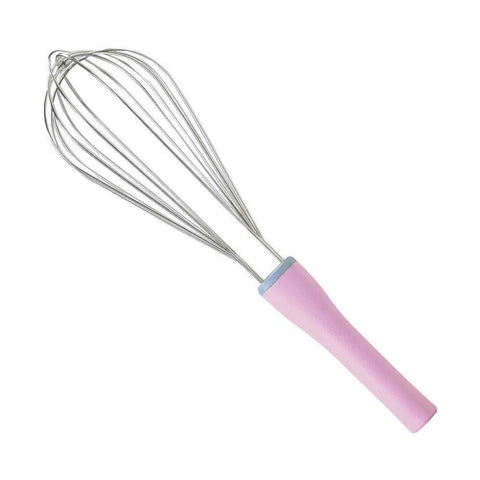 Hasegawa Stainless Steel Whisk 7 Wires 500mm - Pink