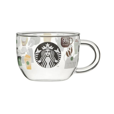 Heat resistant glass mugster backsteur plate 355 ml - Starbucks Japan 25th Anniversary