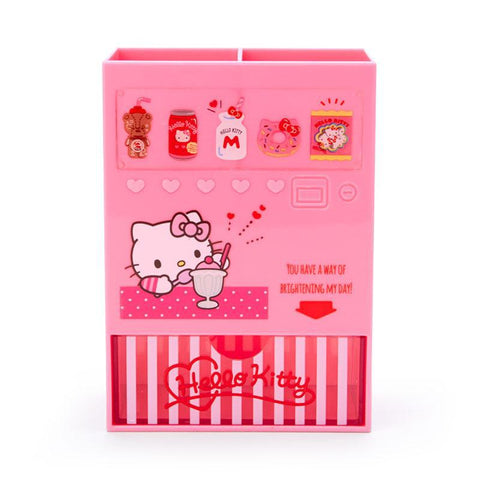 Japan With Love Hello Kitty Vending Machine Wind Pen Stand - Pen Holder For Desk