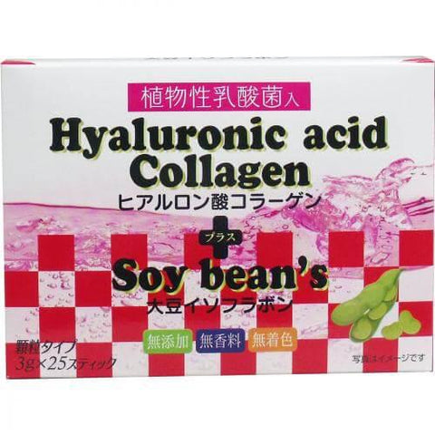 HIKARI hyaluronic acid collagen + soy isoflavones plant lactic acid bacteria enter 3g × 25 capsule