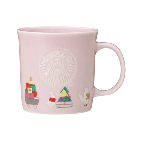 Starbucks Holiday 2021 Mug Pink 355ml - Japanese Starbucks Mugs - Starbucks Mugs