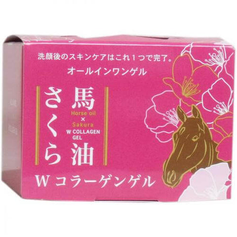 Phoenix Horse Oil Sakura W Collagen Gel All In One 100g - Japanese Collagen Gel