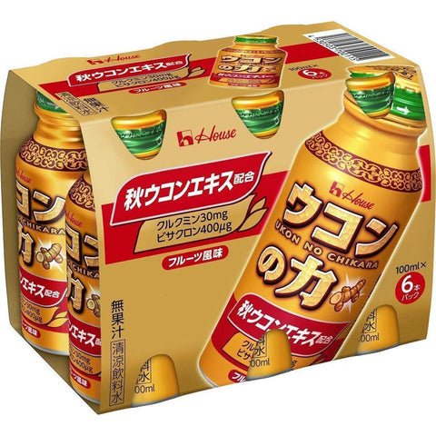 House Ukon No Chikara Turmeric Supplement Drink 6 Bottles