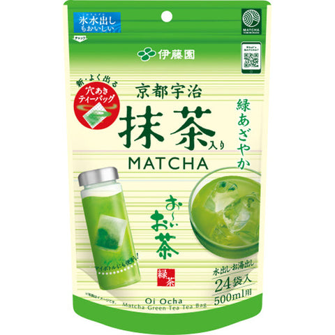 Ito En Kyoto Uji Matcha Oi Ocha Matcha Green Tea 24 Bags - For Hot And Cold Drink