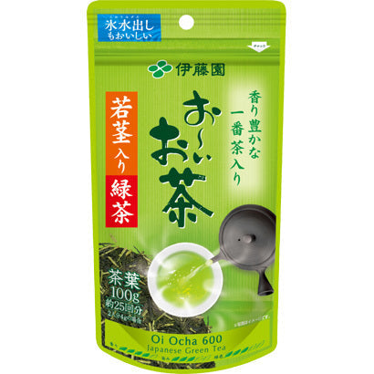 Ito En Oi Ocha 600 Japanese Green Tea Bag 100g - Easy-To-Drink Green Tea - Japanese Tea