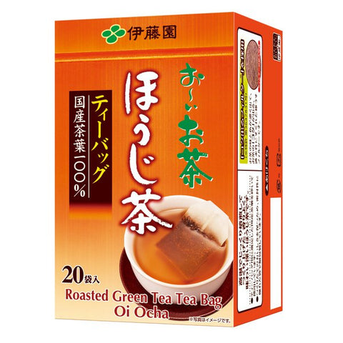 Ito En Oi Ocha Hojicha Tea Bag 2g x 20 Bags - Japanese Organic Tea - Japanese Tea