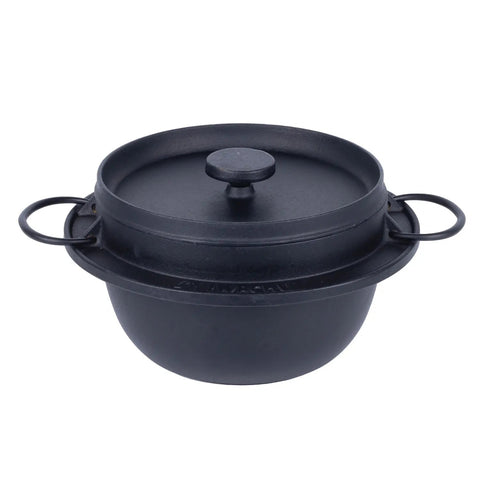 Iwachu Japan Cast Iron Rice Cooker Casserole 3-Go