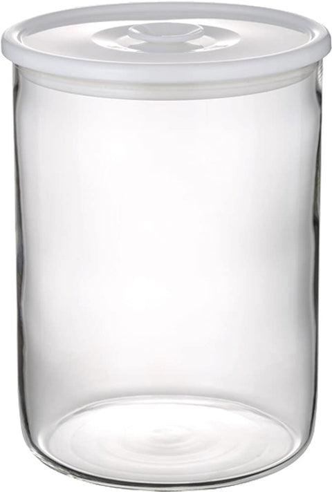 Iwaki Japan T714Mp-W Heat Resistant Glass Airtight Container 1.4L White Airtight Pack & Range