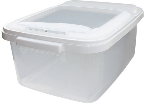 Iwasaki Industry 10Kg Japan Rice Bins For Drawers - Clear B-2897Pn