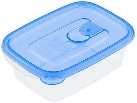 Iwasaki Industry Japan Microwave Storage Container Antibacterial Smart Flap Square 610Ml 3Pcs Baa-041