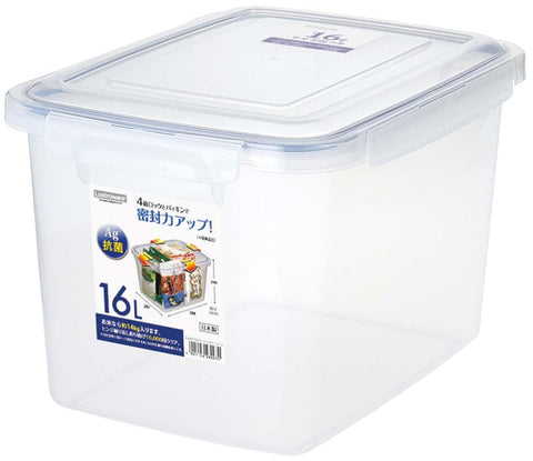 Iwasaki Industry 16.0 B-2899 Japan Antibacterial Smart Lock Jumbo Storage Container Made In Japan