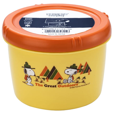 Iwasaki Industry 500Ml Snoopy Canister Storage Container - Made In Japan