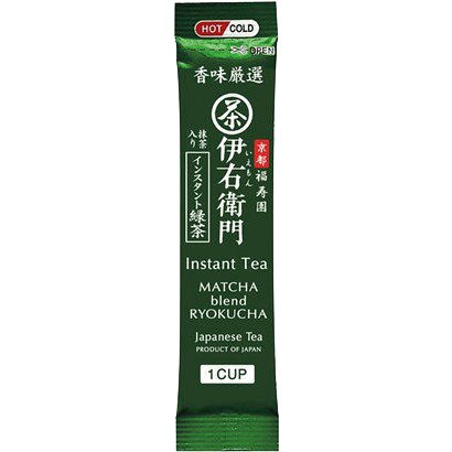 Iyemon Cha Matcha Blend Ryokucha Japanese Tea 30 Sticks - Instant Tea From Japan