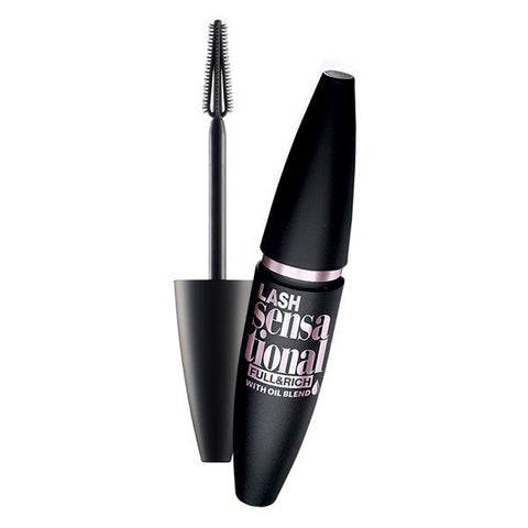 Maybelline Newyork Rush Sensational Full & Rich 01 Black 10ml - Botanical Oil Mascara